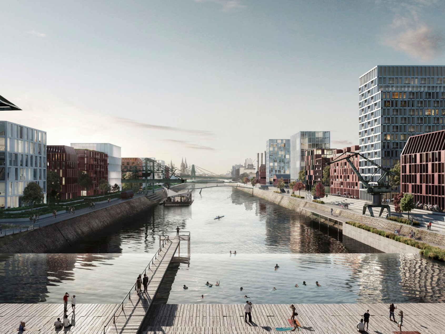 Deutzer Hafen Quartier am Wasser