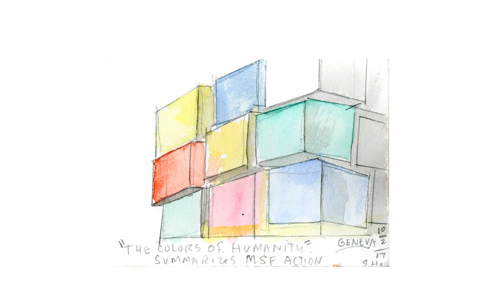 Entwurf: Ärzte ohne Grenzen – Colors of Humanity