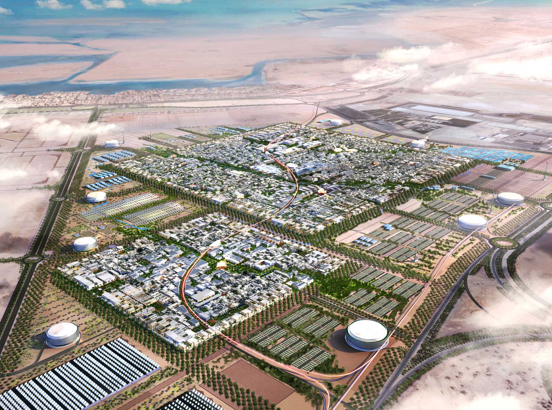 Masterplan Masdar City